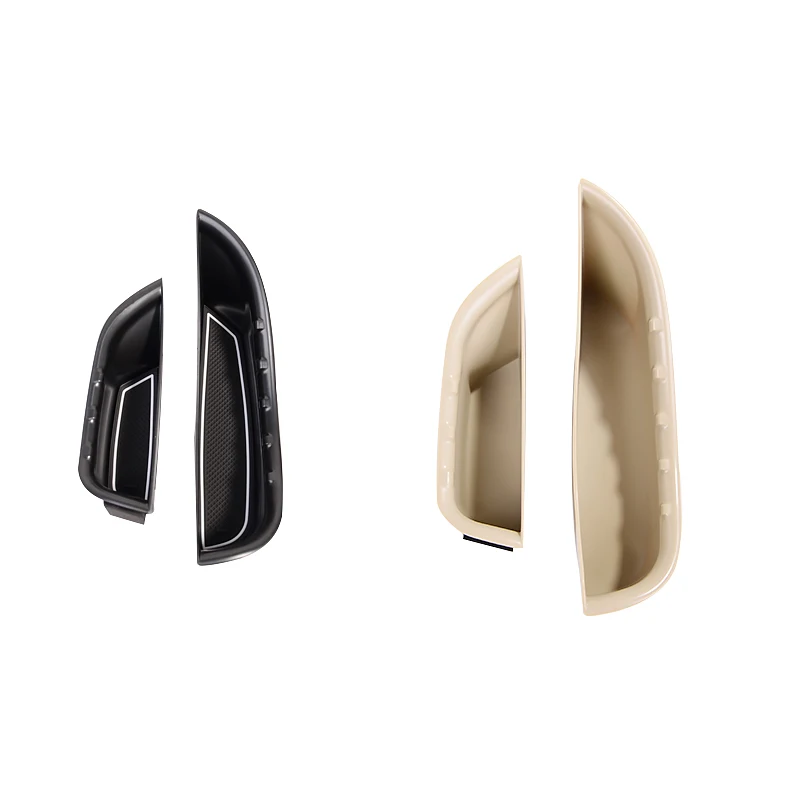 Beige front 2 pcs Автомобильный подлокотник дверная ручка ящик для хранения для GLC C class LHD Mercedes Benz W205 C180 C200 C260- подстаканник центральная консоль - Цвет: Beige front 2 pcs