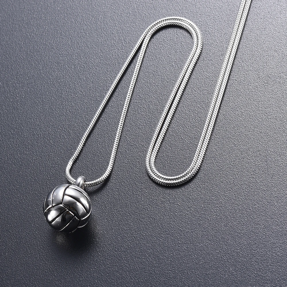 

IJD9963 Football Lover's Pendant for Human/ Animal Ashes Keepsake Memory Cremation Urn Necklace Stainless Steel Jewelry Lockets