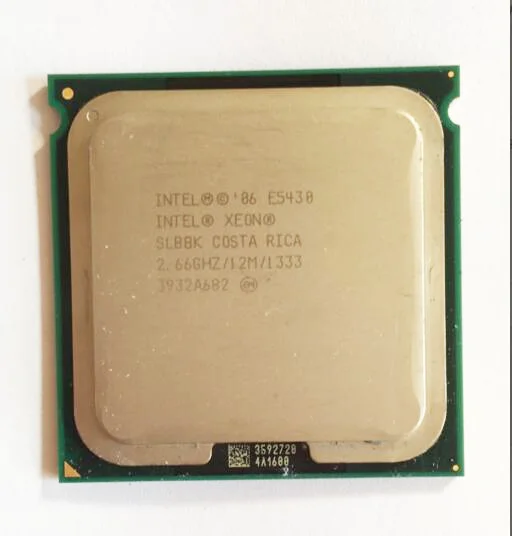 ЦП XEON E5430 2 66 ГГц/LGA771/L2 кэш 12 МБ/четырехъядерный/FSB 1333 МГц/45 нм/процессор похожий на