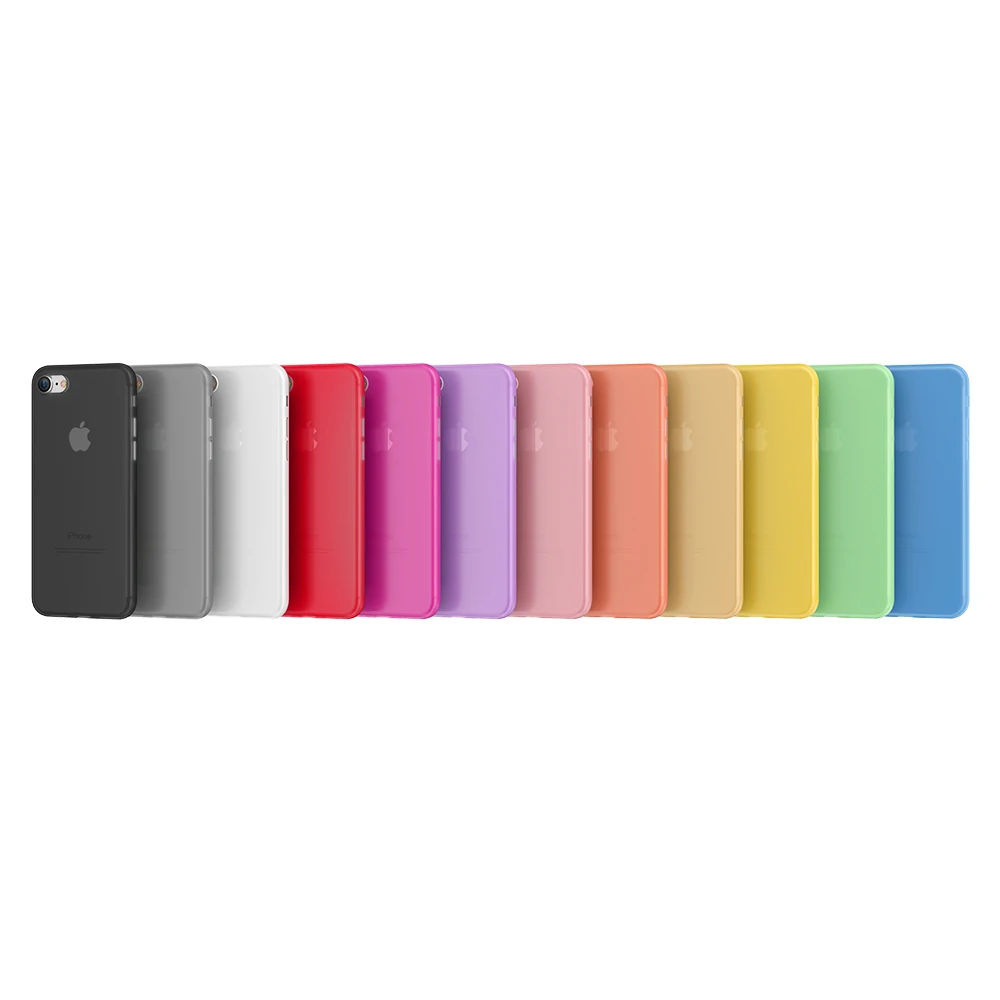 KISSCASE однотонный чехол для iPhone X 7 6 6s 8 Plus Матовый Жесткий ПК Ультратонкий задней