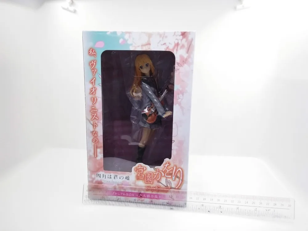 

Hhot selling kawaii 1 Pcs Action Figure Japanese Anime April lie Figure PVC 20CM Model Toys Collectibles Gift for Anime lovers
