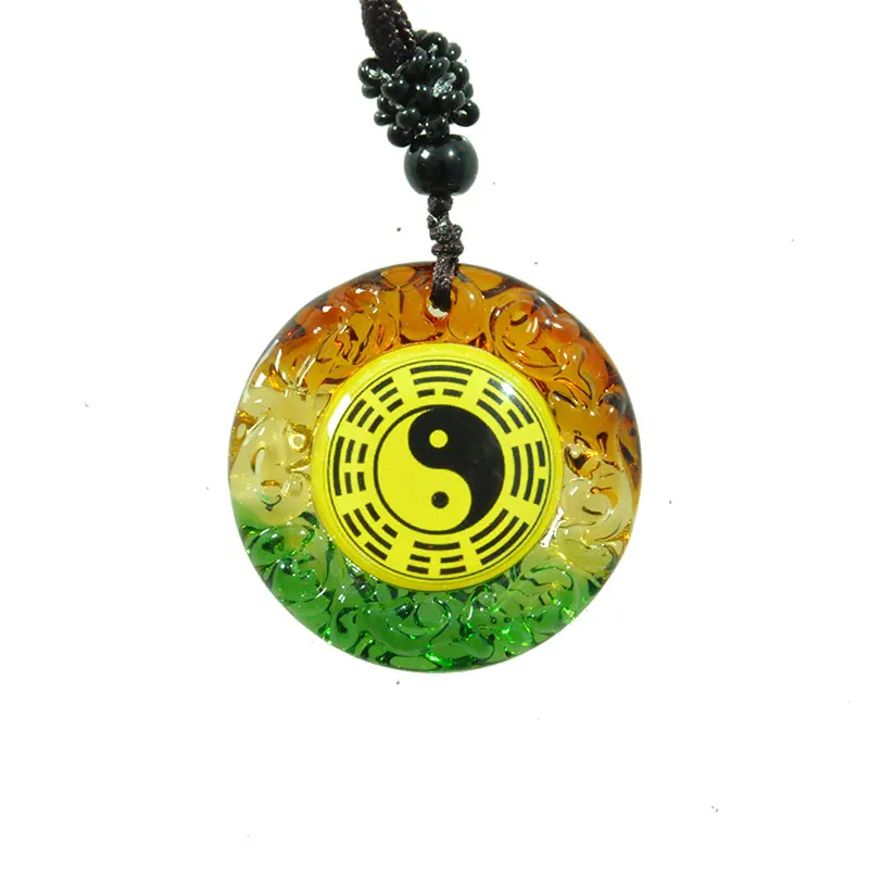 Taoist Fengshui Taiji Jiugong восемь диаграммов для лица искусственная китайская подвеска