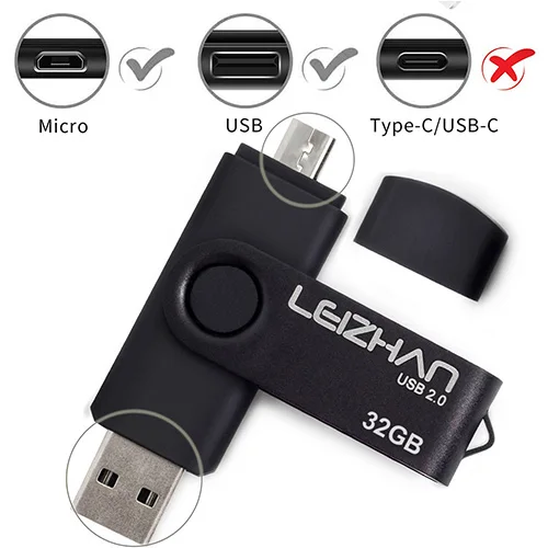 OTG USB флеш накопитель 16 Гб Micro флешка 64 Флешка 4 U диск 2 0 8 ГБ usb носитель палка