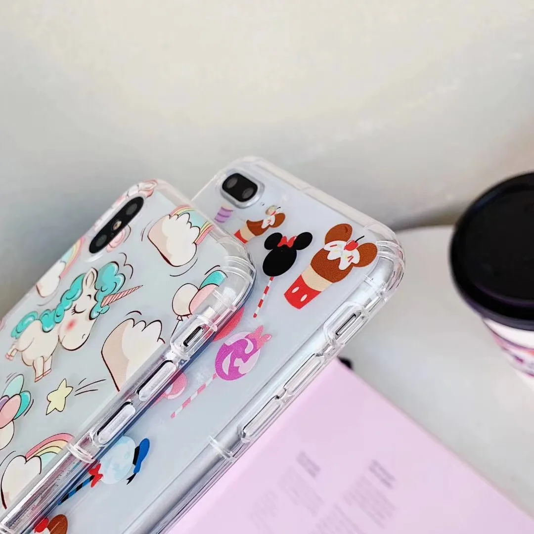 Прекрасный телефон с изображением Минни единорога чехол для iPhone 7 8 66 6s plus x xs max xr