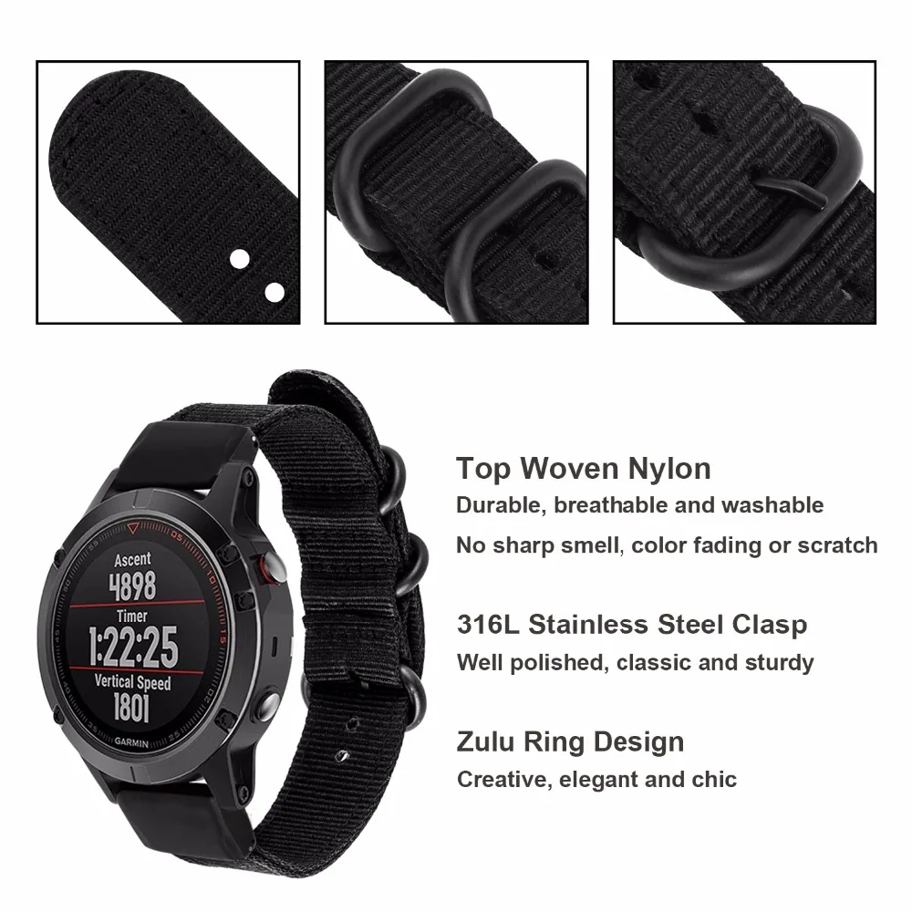 

Garmin forerunner Fenix 5 5X, , 20 22 26