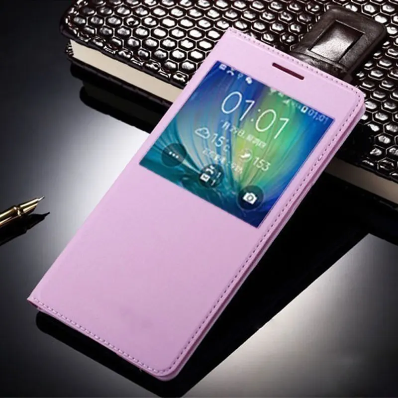 Чехол-книжка из искусственной кожи с открытым окном для samsung A5, чехол-подставка для телефона, чехол s для samsung Galaxy A7 A750
