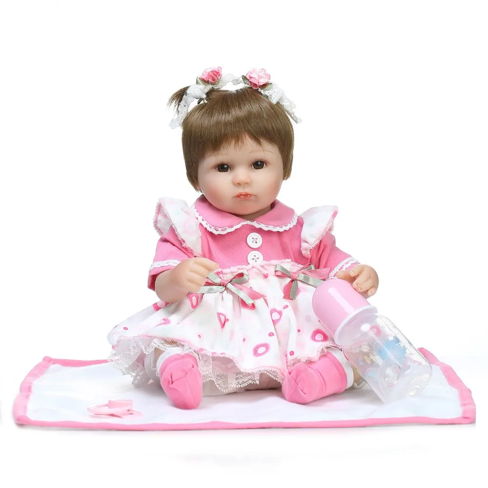 

18inch Reborn Dolls Kid's Toys Cute Princess DIY Dolls Girl Brinquedos Gifts Baby Accompany Toys Boneca Doll