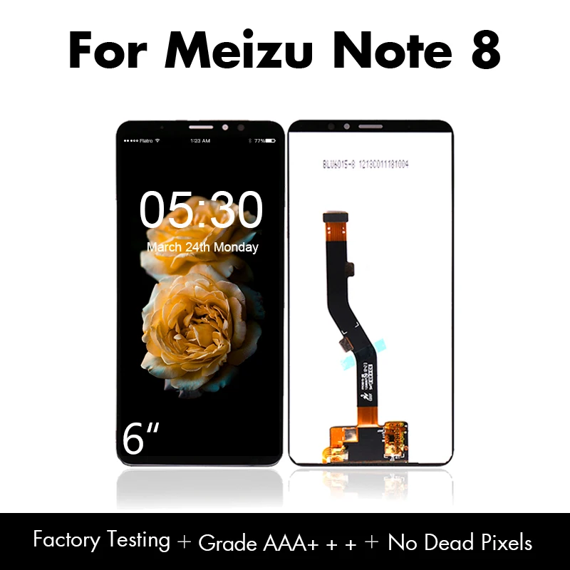 6 0 &quotNote 8 LCD для Meizu Note дисплей кодирующий преобразователь сенсорного экрана в