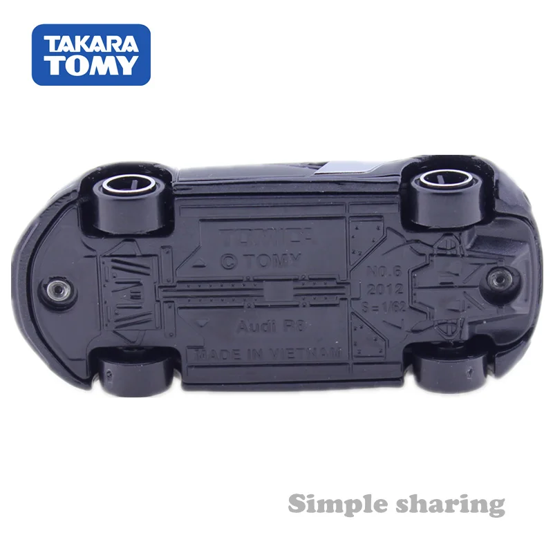 TAKARA TOMY TOMICA № 6 AUDI R8 модель комплект 1: 62 игрушечная спортивная машина литой