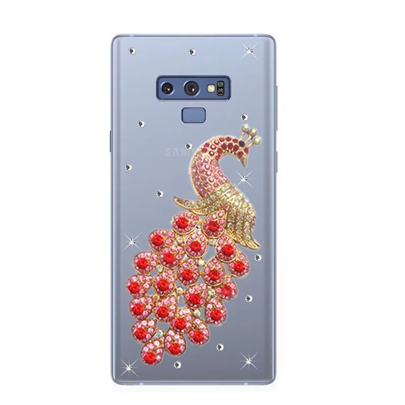 Для Samsung Galaxy Note 9 8 5 4 Алмазный чехол A80 A50 A7 2018 c7 c5 c9 pro Grand Prime J7 Neo Nxt J2 J5 prime блестящая