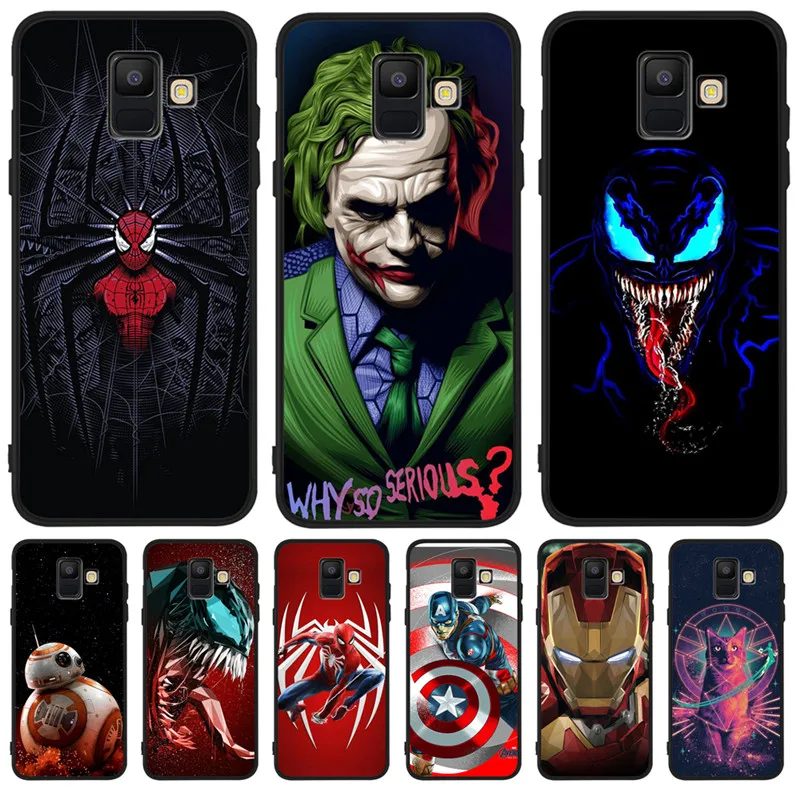 Роскошные Marvel "," Джокер "яд капитан для samsung Galaxy A9 A8 A7 A6 A5 A3 J3 J4 J5 J6 J8 плюс телефон чехол Etui