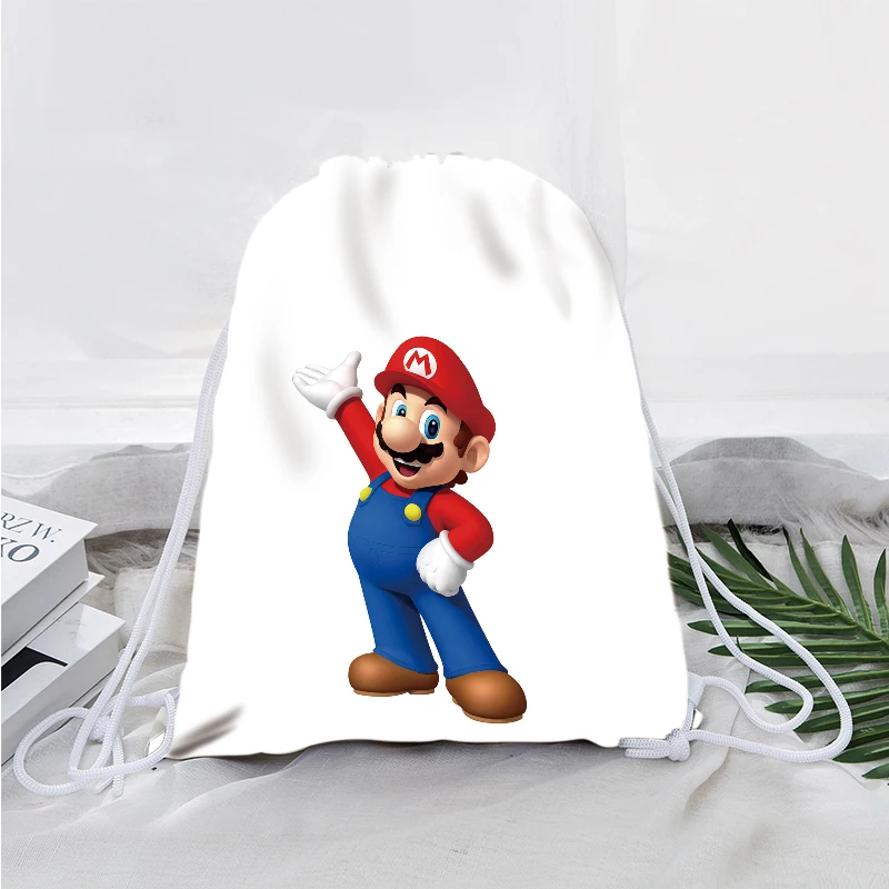Kawaii классический Super Mario Bros серии модный аниме рюкзак высокого качества для
