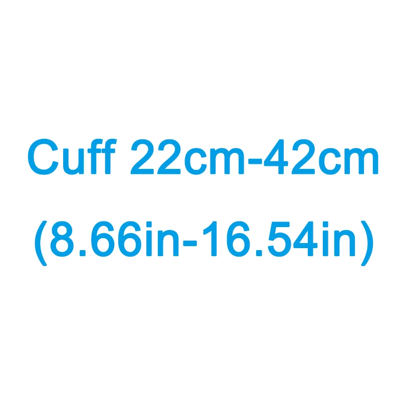 Cuff 22-42cm Домашний медицинский монитор для измерения артериального давления, инструмент для измерения пульса, портативный Большой ЖК-дисплей, Цифровая Верхняя манжета тонометра, Макс. 42 см - Цвет: Cuff 22-42cm