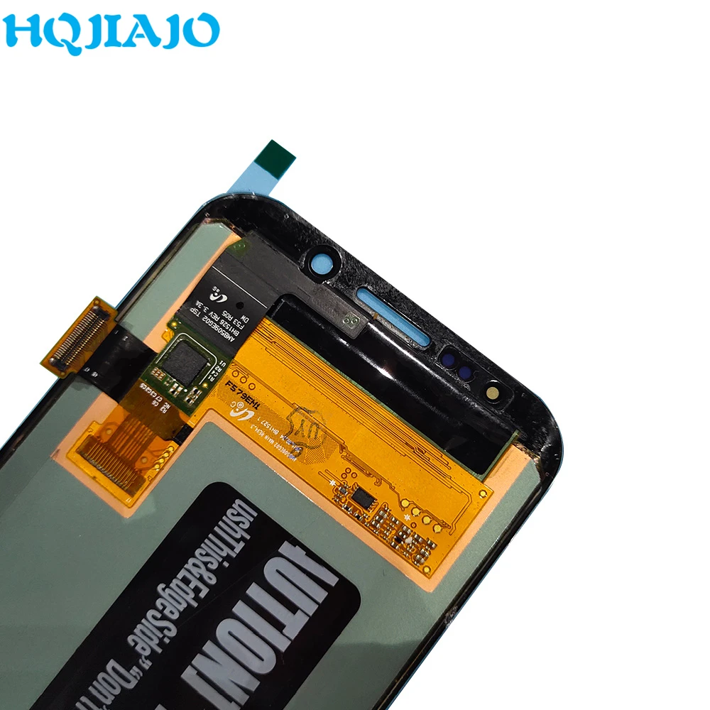 ЖК экран Super Amoled для Samsung S6 edge G925 дисплей с сенсорным экраном и дигитайзером Galaxy G925F