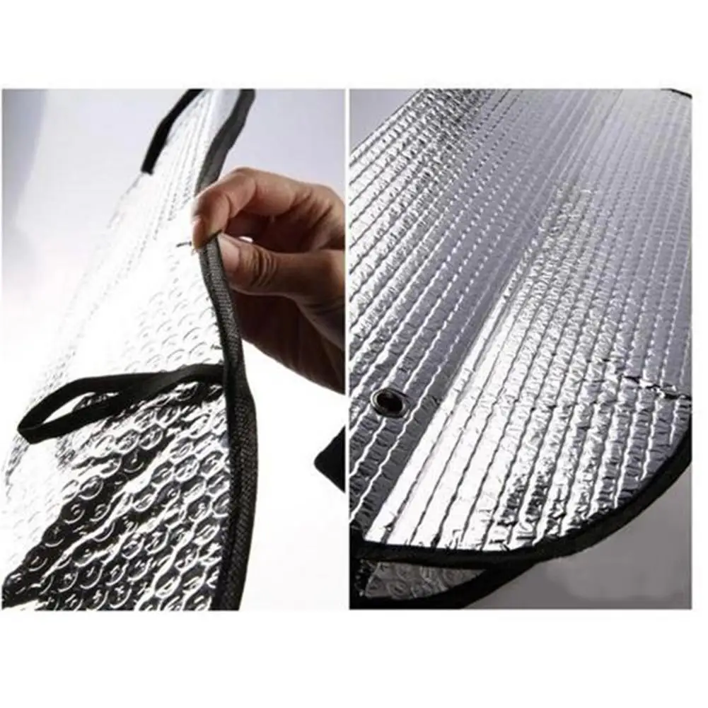 

1pc 140 X 70Cm Front Car Sunshade Cover Car Windshield Standard Sun Shade Keeps Vehicle Cool-UV Ray Protector Sunshades Styling