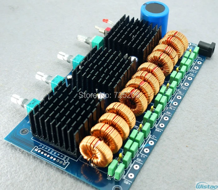 Усилитель PCBA для 6X160 Вт (макс.) Hi Fi Цифровой Класс D TDA7498E домашний усилитель