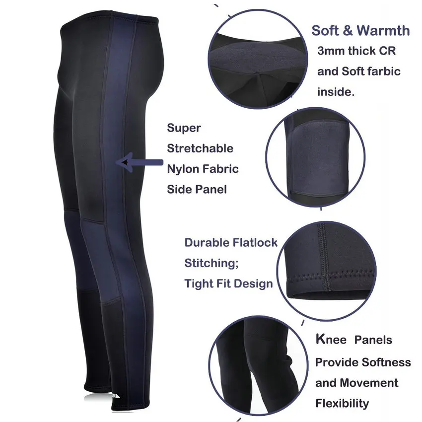 Гидрокостюм брюки для мужчин и женщин 3 мм неопрен супер растягивающиеся шорты