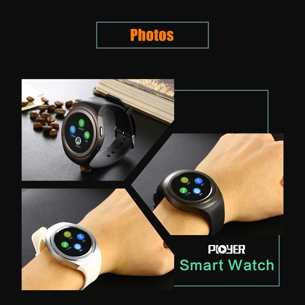 Smartch T11 Nano SIM карты и Bluetooth Smart часы ips Дисплей монитор трекер сна Шагомер Smartwatch PK GV18