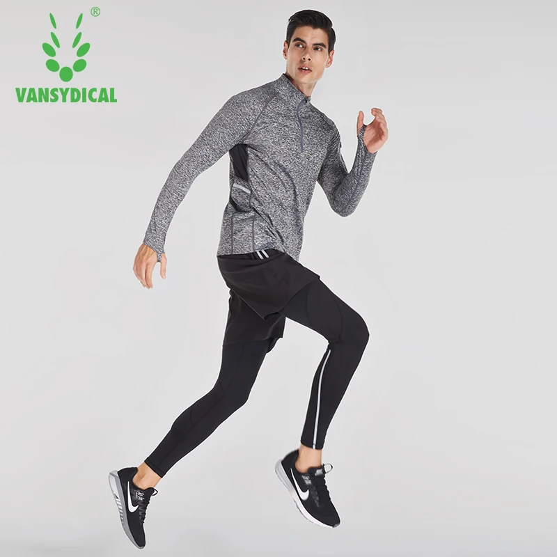 Vansydical мужской зимний спортивный костюм теплые 5 шт. спортивные костюмы мужская