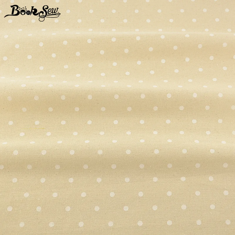 Сумка для шитья Booksew из хлопка и льна дизайн в белый горошек домашний текстиль