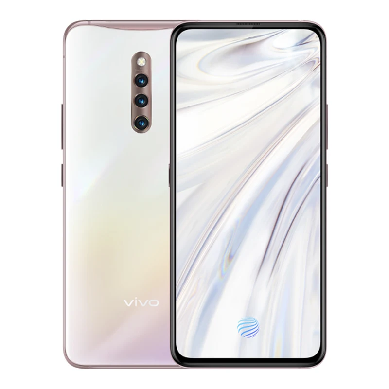 vivo X27 Pro, подъемная камера, 6. 7 дюймов, фронтальная, 32 МП, камера заднего вида, 8 ГБ, 256 ГБ, Восьмиядерный экран, отпечаток пальца, 4G, мобильный телефон