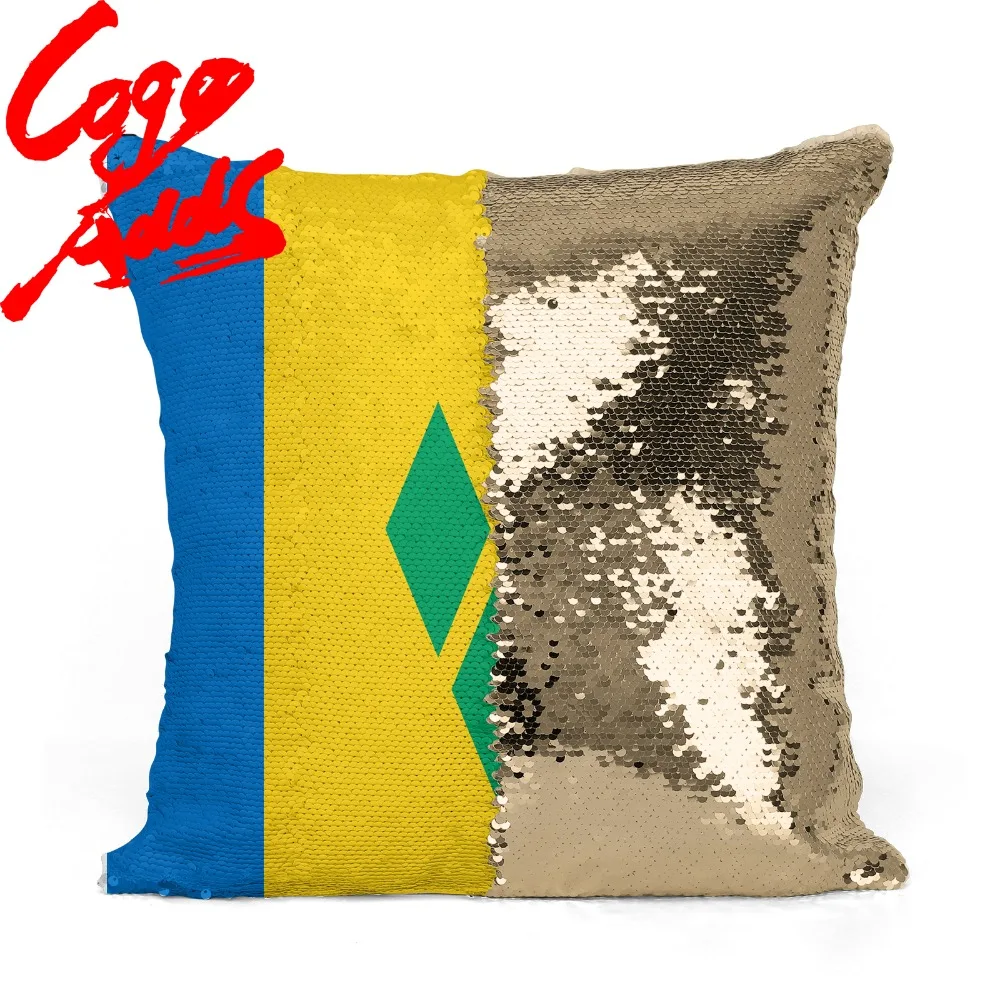 Декоративный чехол для подушки в стиле святого Винсента и гренадинов