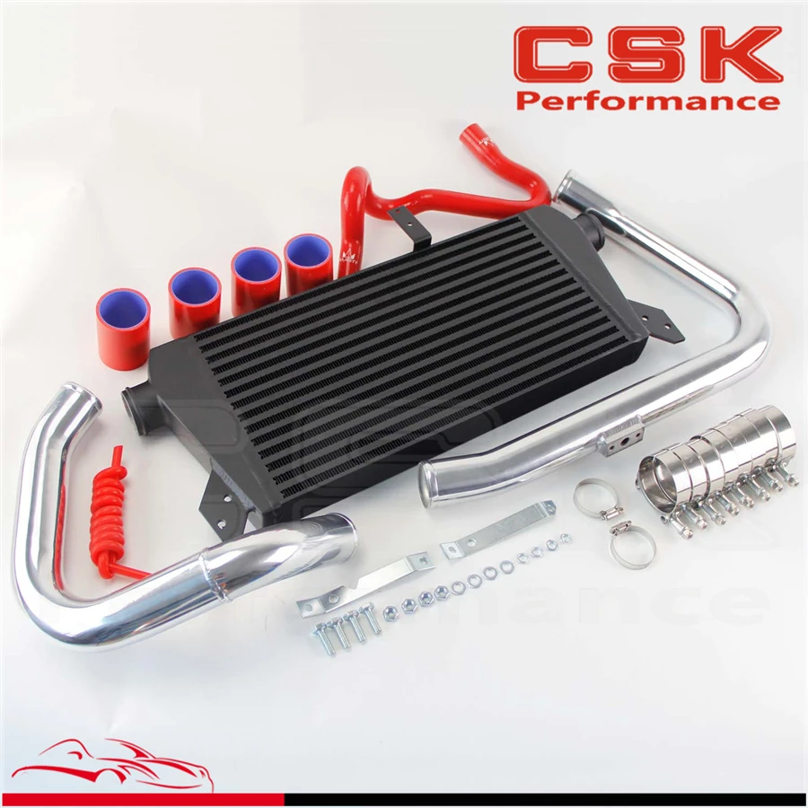 Обновленный интеркуллер FMIC Kit для 96 01 VW Passat Audi A4 B5 1 8 T черный/синий/красный|fmic