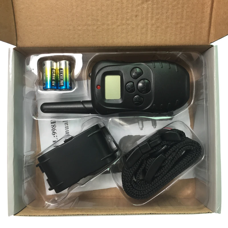 Электронный ошейник для дрессировки собак с ЖК дисплеем и пультом