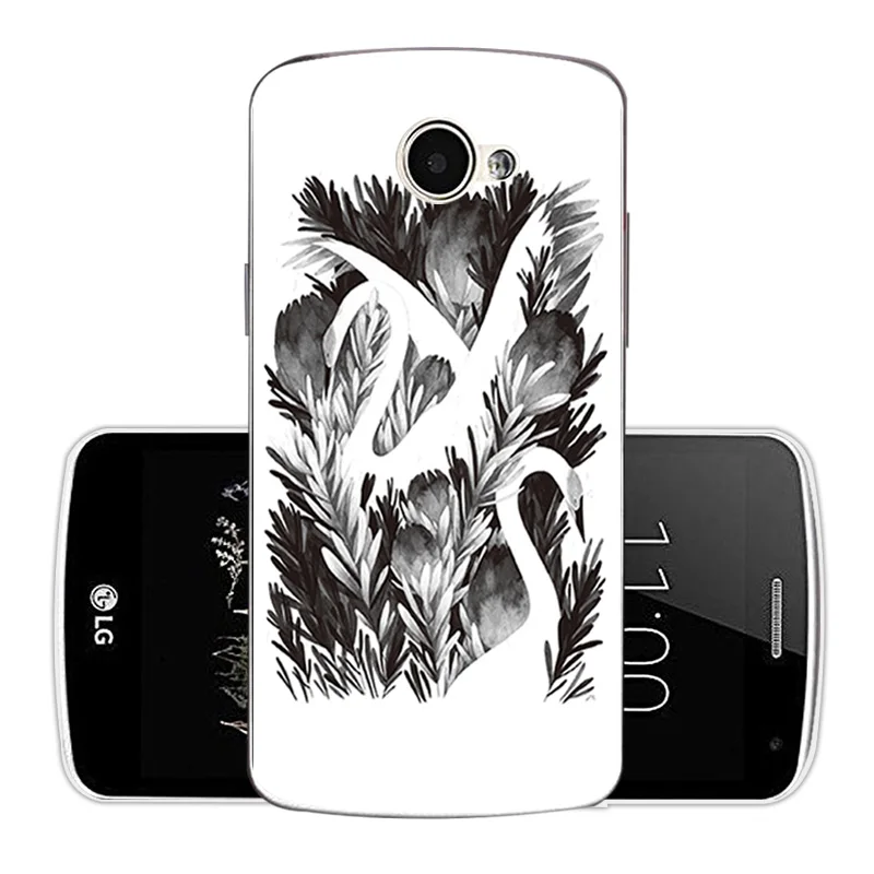 Чехол для LG K5 мягкий чехол из ТПУ LTE X220DS x220 K 5 задняя крышка с животными Цветочный