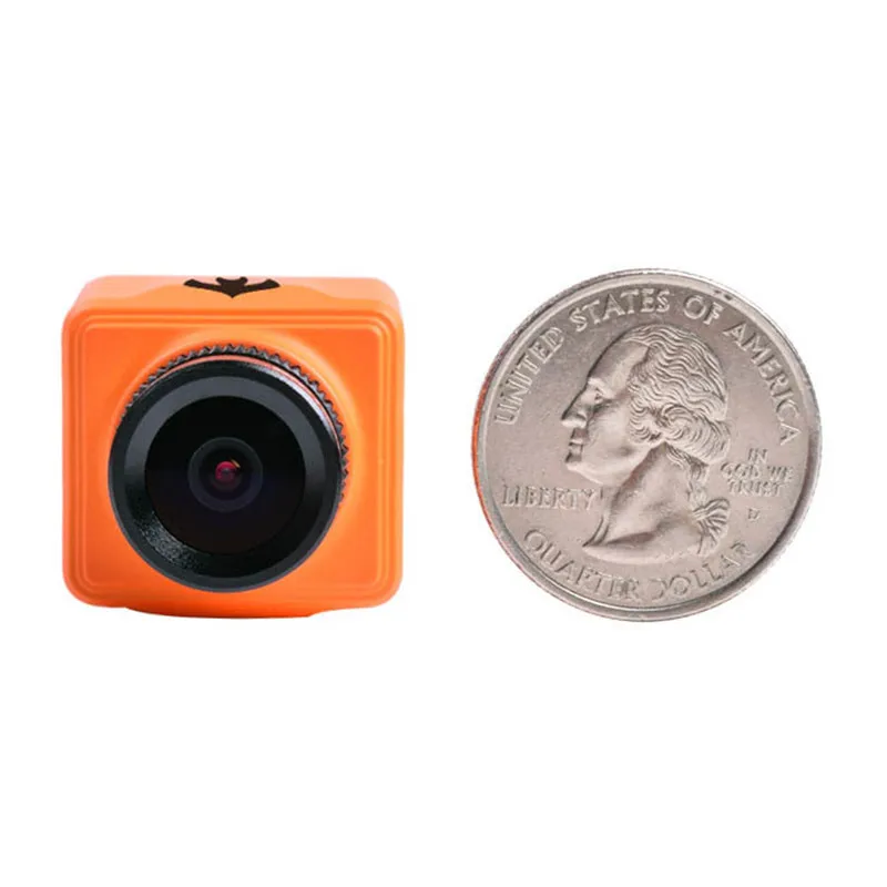Runcam Swift Mini 130 градусов 2 5 мм FPV камера Встроенный OSD PAL/NTSC оранжевый/черный 22*22