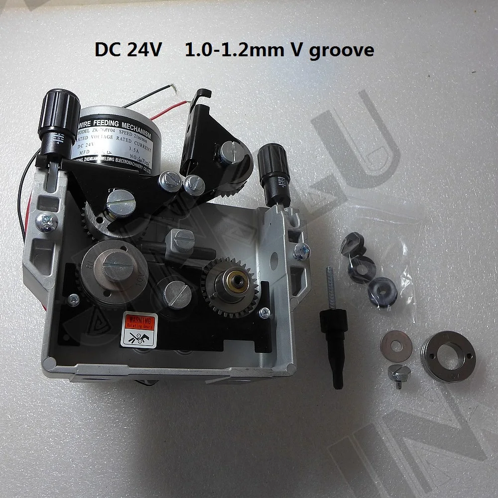 Enlarge 76ZY-04  DC24/42V 1.0-1.2mm 2.0-21m/Min Mig Wire Feeder Motor Feeding Machine 1PK for MIG MAG Welding Machine
