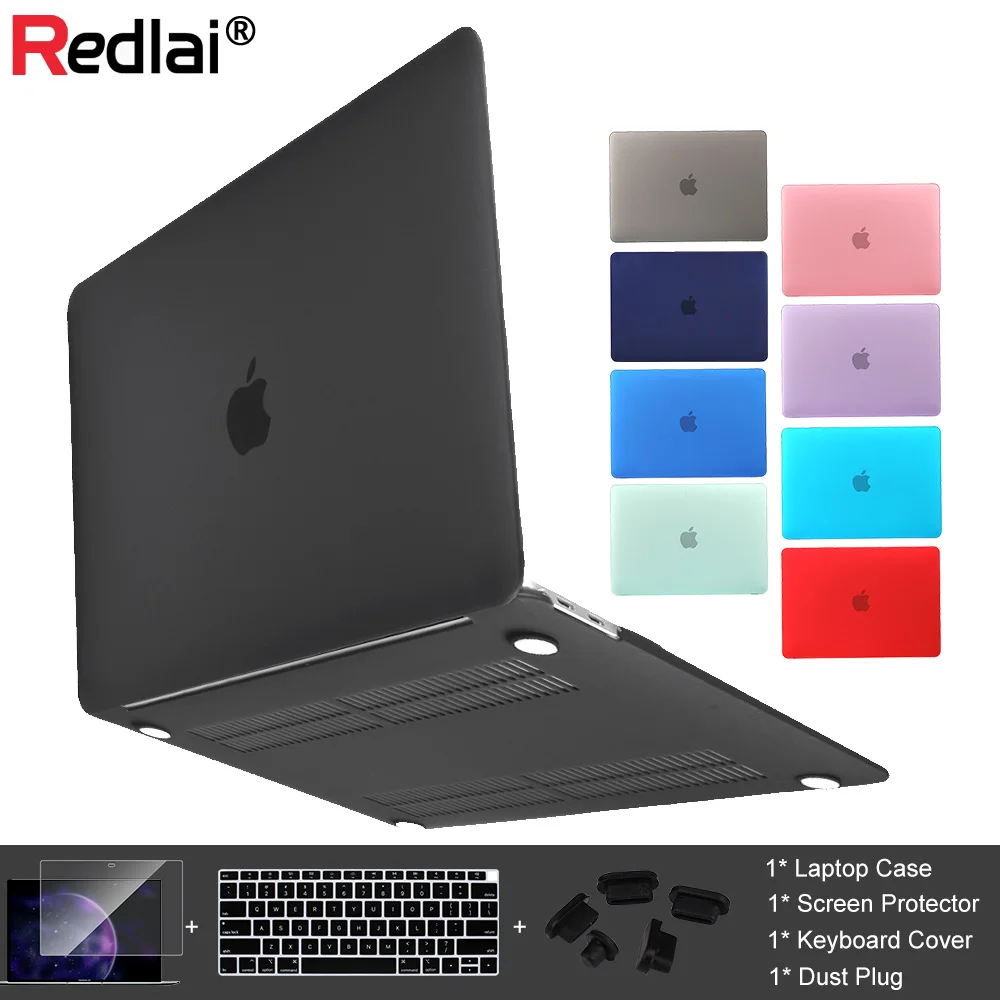 Пластиковый жесткий чехол Redlai для MacBook Air 13 A1932 A2179 2020 Pro Retina 15 16 дюймов сенсорная
