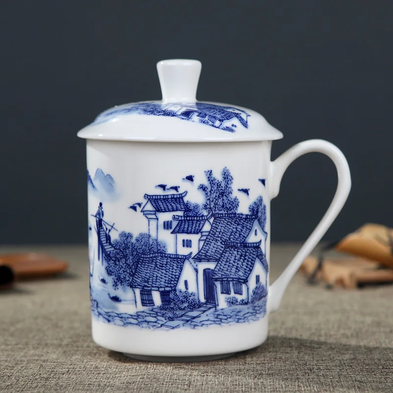 

КUrisuta керамические чашки с крышкой 500 мл