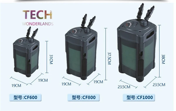 Фото Очиститель воды для аквариума Atman cf600 cf800, Atman CF-600 CF-800, аквариум под давлением Внешний корпусный фильтр №2