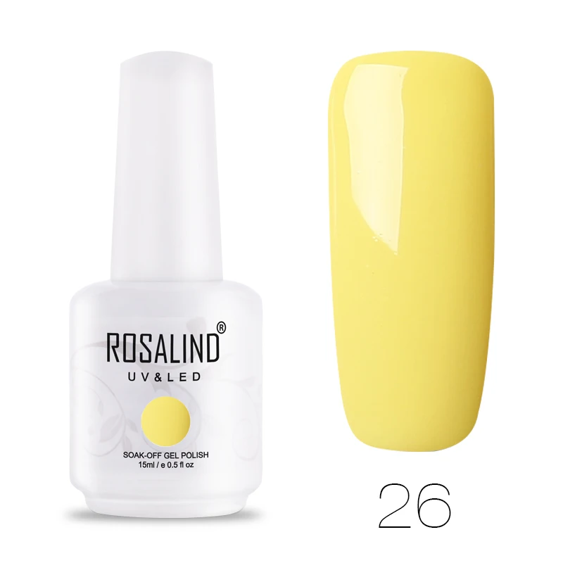 RH26 ROSALIND Гель-лак для ногтей Набор для маникюрный лак Vernis полуперманентный УФ все для ногтей искусство основа грунтовка Гель-лак верхнее покрытие - Цвет: RH26