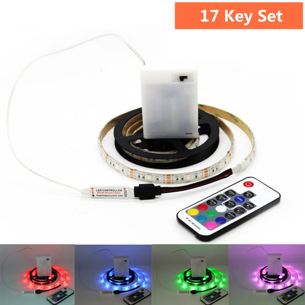 5 в СВЕТОДИОДНАЯ лента SMD 5050 водонепроницаемая RGB ТВ ПОДСВЕТКА гибкий