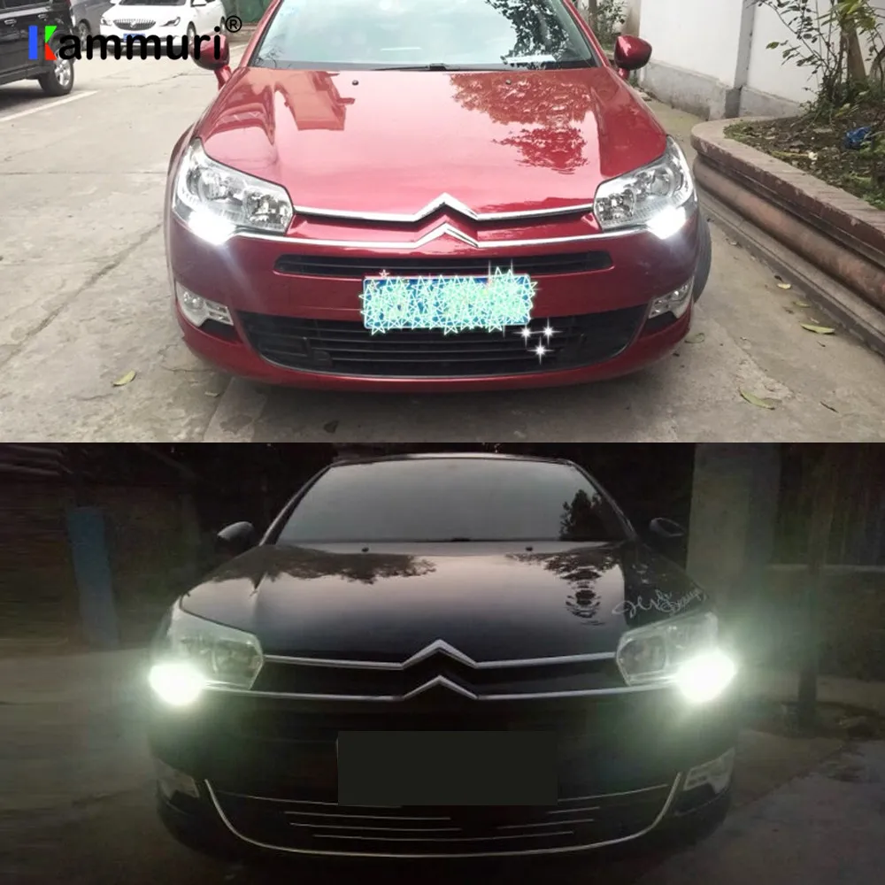 Ошибок G4 Hp24w СИД drl Габаритные огни для Citroen c5 peugeot 3008 DRL дневного света ходовые огни
