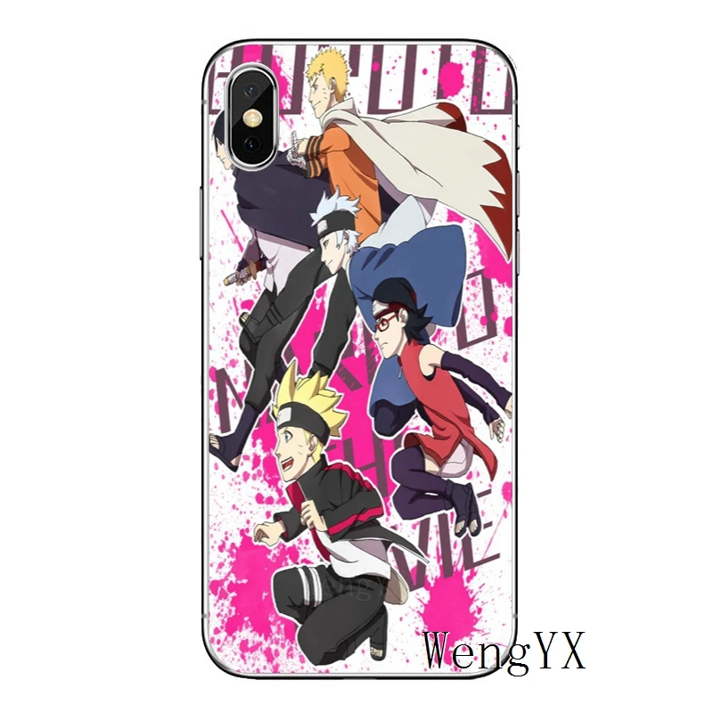 Boruto sarada mitsuki Наруто для iPhone X XR XS Max 8 7 плюс 6s 6 плюс SE 5S 5c 5 4S 4 iPod Touch чехол мягкий чехол для телефона