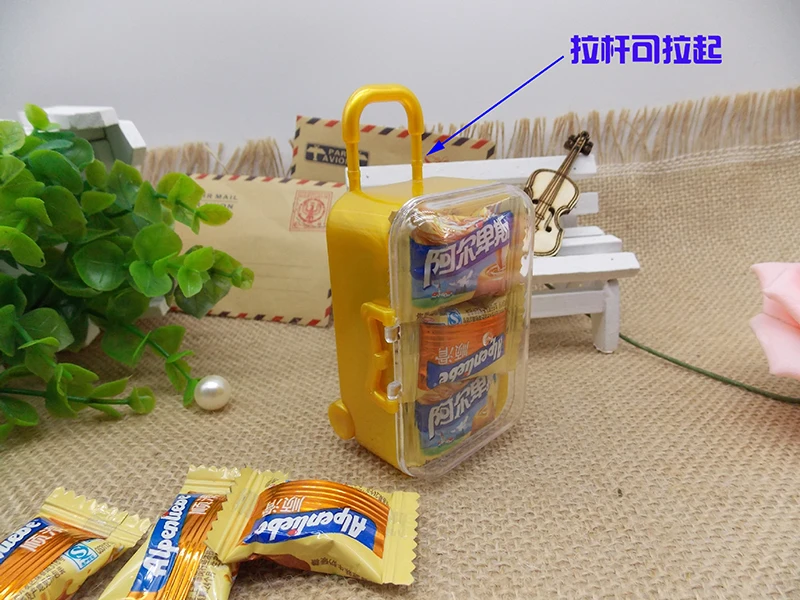 Мини-чемодан для путешествий чемодан на колесиках сувениры свадьбы вечеринки