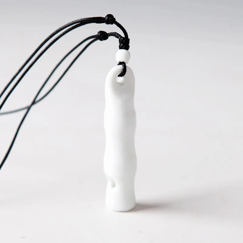 XIAO молодой простой личности керамический свисток длинное ожерелье для женщин