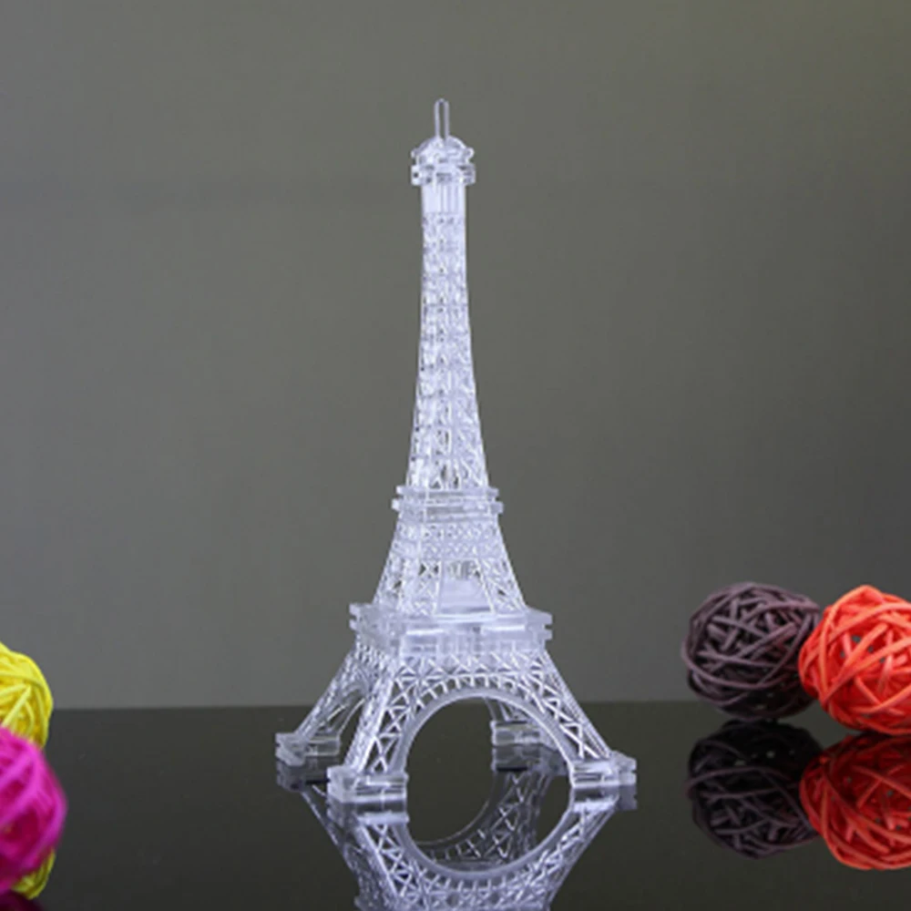 Мини светильник с Эйфелевой башней настольная лампа для спальни ночник
