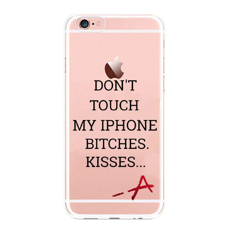 Interesti &quotDont Touch мой телефон&quot чехол для iPhone 6 цветы розы Футляр пластиковую крышку