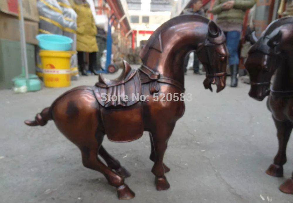 20 &quotНародная Китайский Год Зодиака Бронзовый Богатство Животные Прыгают Тан