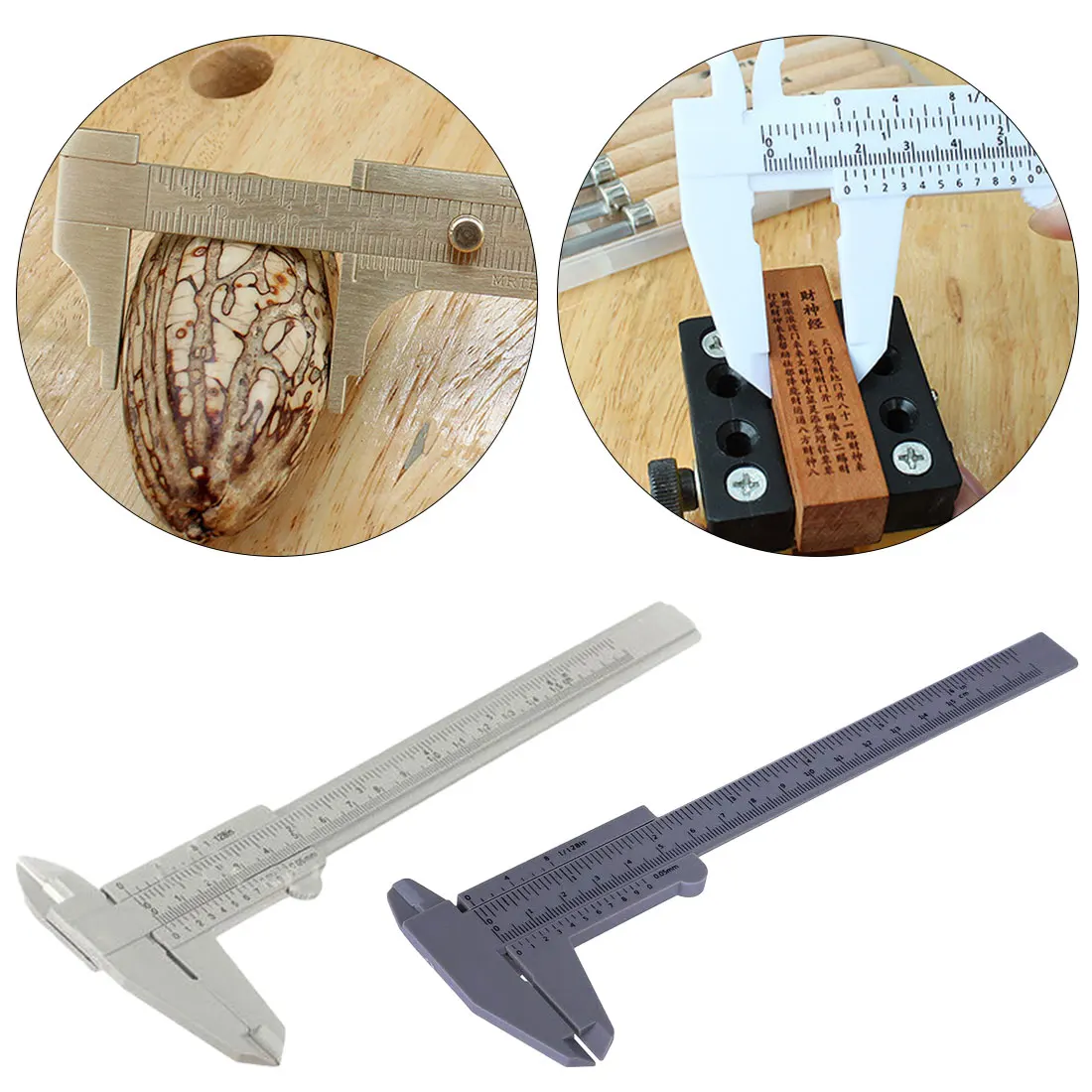 

Accessories Caliper Aperture Depth Diameter working Plumbing Model Measure Tool DIY Tool Woodworking Metal Vernier Caliper