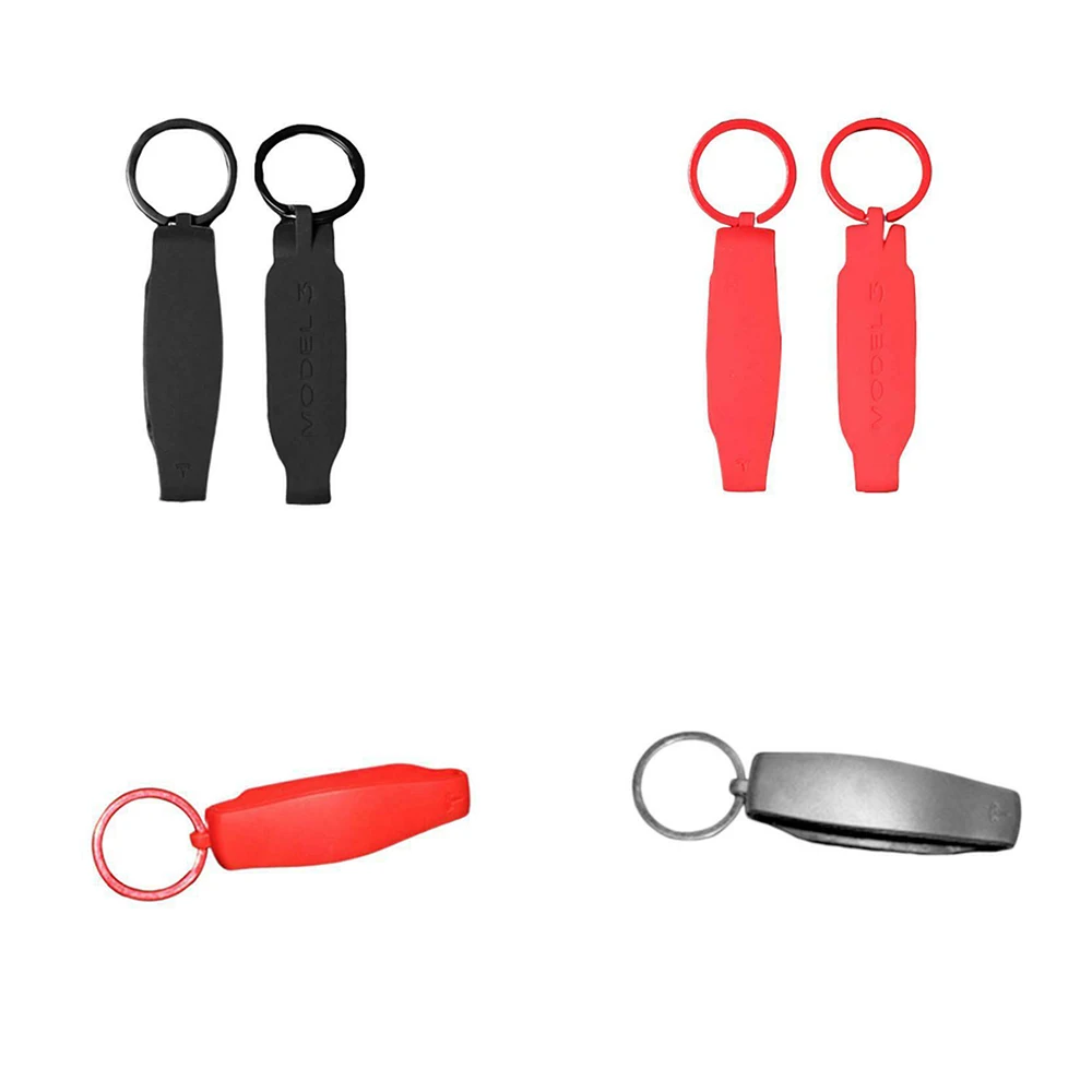 

2019New Silicone Car Key Fob Protector Cover Case Remote Keyless Key Shell Fits For Tesla Model S / X Accessories