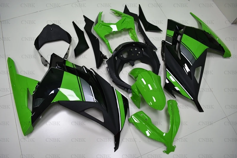 Для EX 300 Ninja 2013 2017 обтекатель для Kawasaki Zx300r 2014 зеленый черный наборы обтекатель|Полные комплекты обтекателей| |