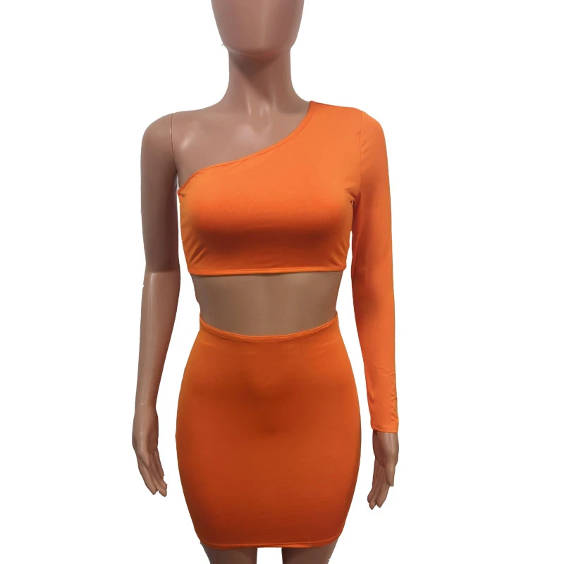 Модный женский комплект из 2 предметов сексуальное облегающее платье на одно