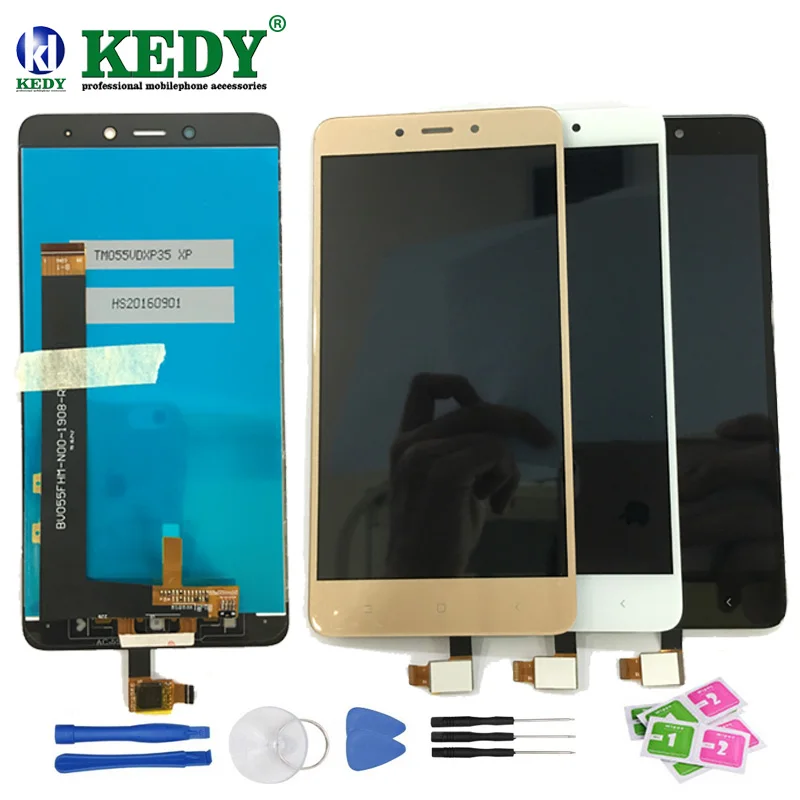 Замена ЖК-дисплея и сенсорного экрана для Xiaomi Redmi Note 4.