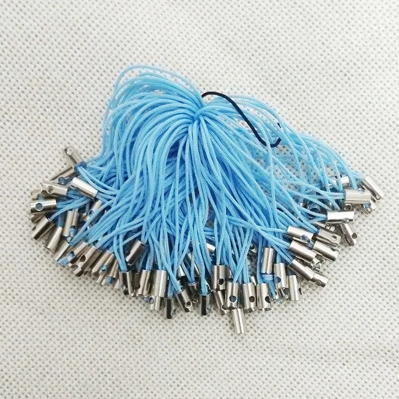 Небесно голубой шнурок для мобильного телефона шнур крючки ключей набор поиска