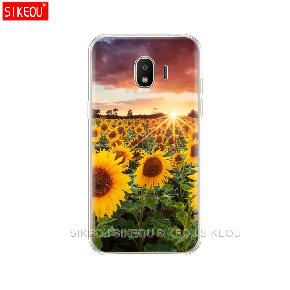 Силиконовый чехол для телефона Samsung Galaxy J3 J5 J7 2017 J330 J530 J730 PRO j2 2018 с розовыми и